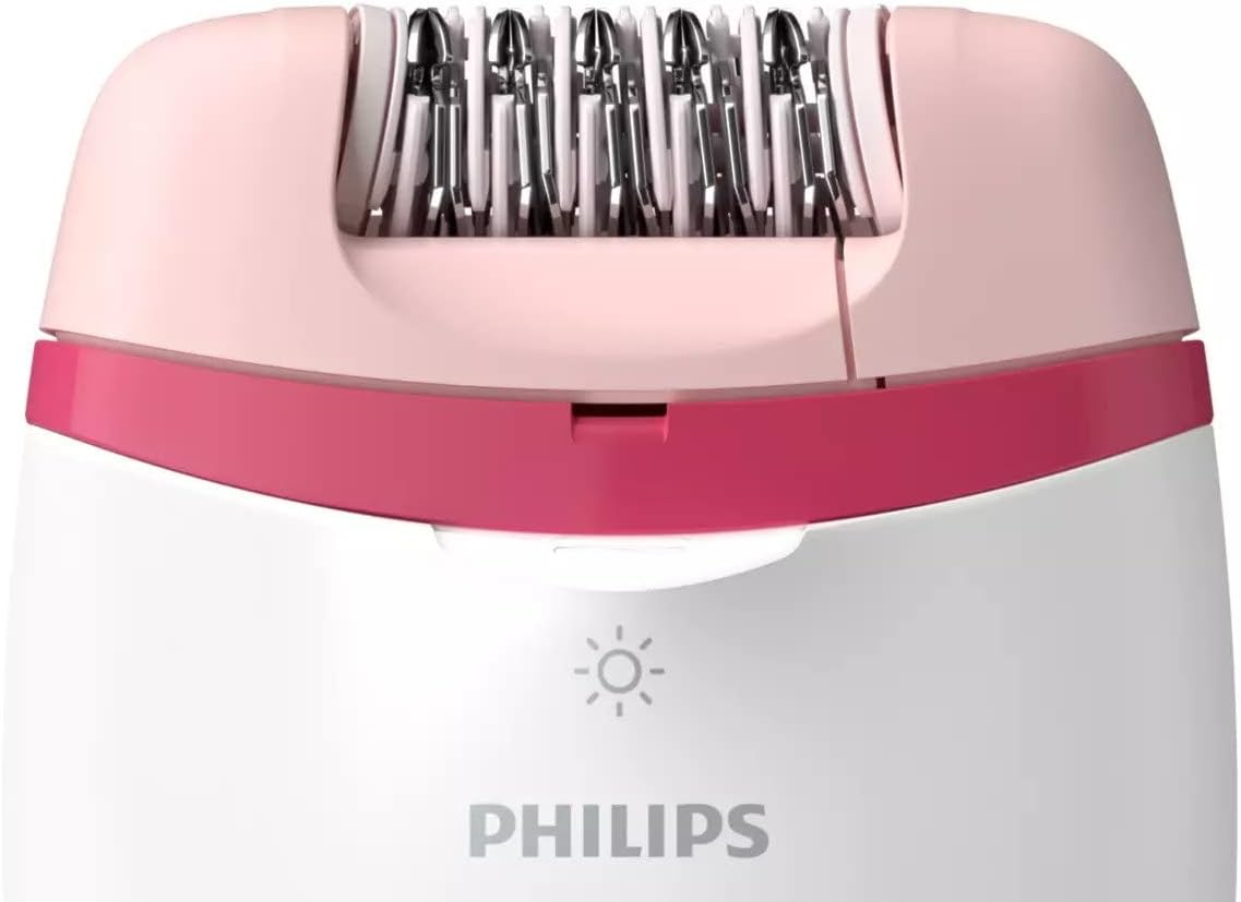 Philips Satinelle Essential Corded compact epilator BRE255/00, 2 Years Warranty