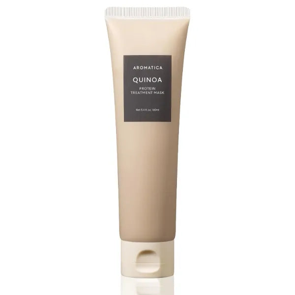 AROMATICA Quinoa Protein Hair Treatment, Silicone-free, Sulfate-free/Nourishes, Moisturizes, and Adds Shine (5.41oz / 160ml)