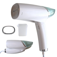 Travel Steamer for Clothes, Portable and Foldable Handheld Garment Steamer, Fast Heat-up, Steam Iron Fabric Wrinkle Remover with Brush and water cup for Home and Travel