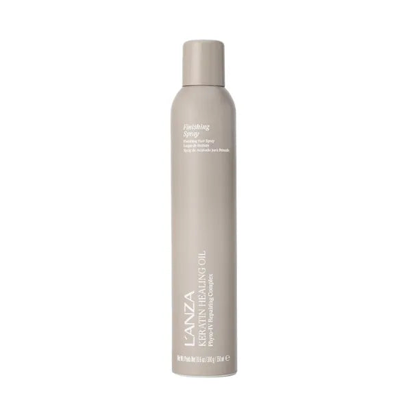L'ANZA Keratin Healing Oil Lustrous Finishing Spray, Hair Spray Boosts Shine & Volume, Long Lasting Hold, Anti Frizz Finish & Thermal Protectant Mist, Cruetly Free Styling, New Bottle (10.6 Fl Oz)