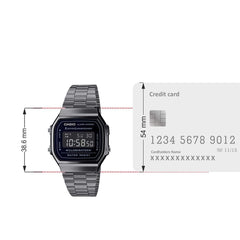 Casio Unisex-Adult Quartz Watch Black and Grey