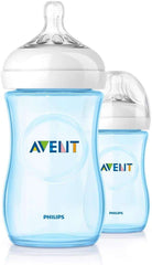 AVENT Philips Natural Feeding Bottle Blue 260Ml Set of 2 Pa408