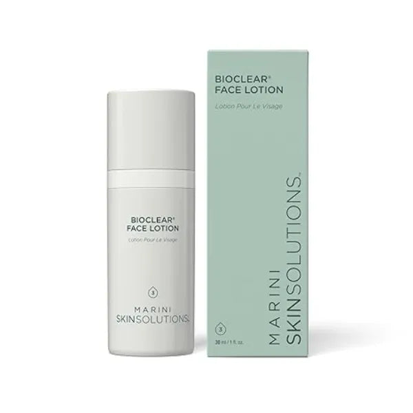 Marini SkinSolutions Bioclear Face Lotion Triple Acid Resurfacing Product to Reduce Appearance of Fine Lines, Wrinkles, Acne, Pores, Redness, Discoloration Made in the USA 1 oz
