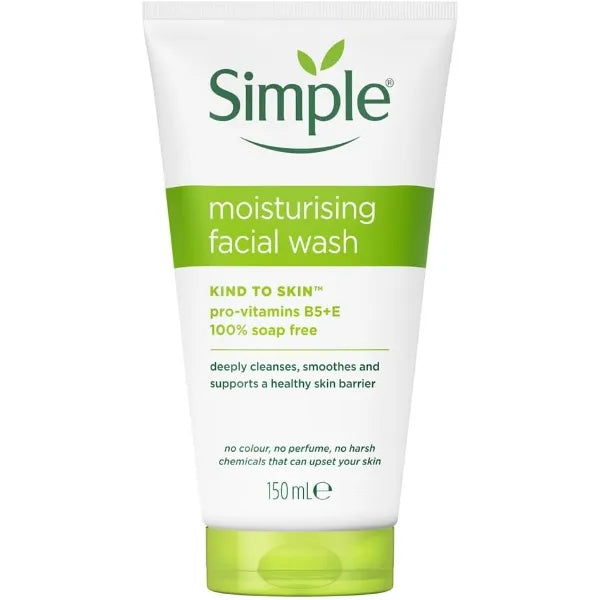 Simple Kind to Skin Moisturising Face Wash, 150 ml