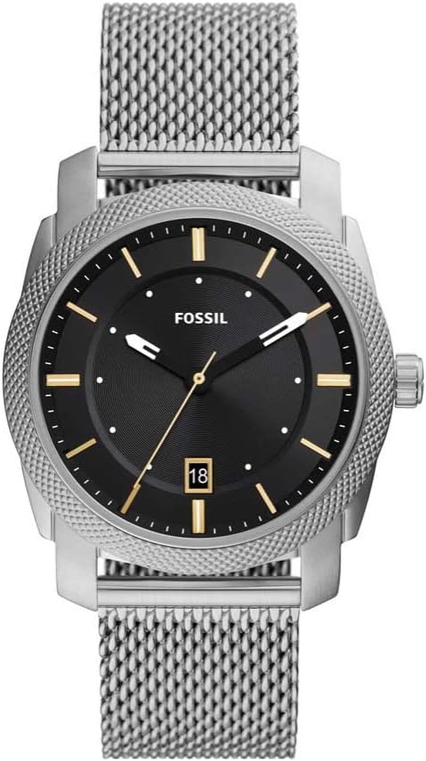 FOSSIL Machine Watch for Men, Quartz Movement with Stainless Steel or Leather Strap