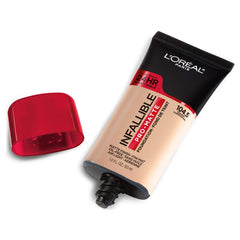L'Oreal Paris Makeup Infallible Pro-Matte Liquid Longwear Foundation, Nude Buff 104.5, 1 fl; oz.