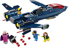 LEGO Marvel X-Men X-Jet Buildable Toy Plane for Kids, Boys & Girls, Airplane Model Building Kit with Wolverine, Cyclops, Rogue and Magneto Super Hero Minifigures, Birthday Gift Idea 76281