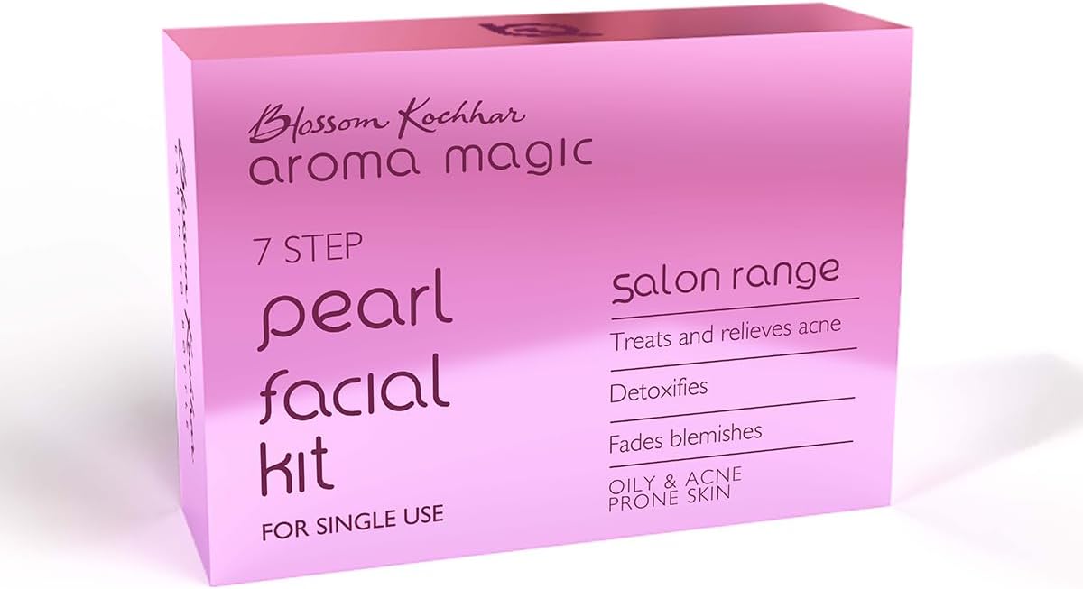 Aroma Magic Pearl Facial Kit - Single Use, Natural, 5.43 g (Pack of 7)