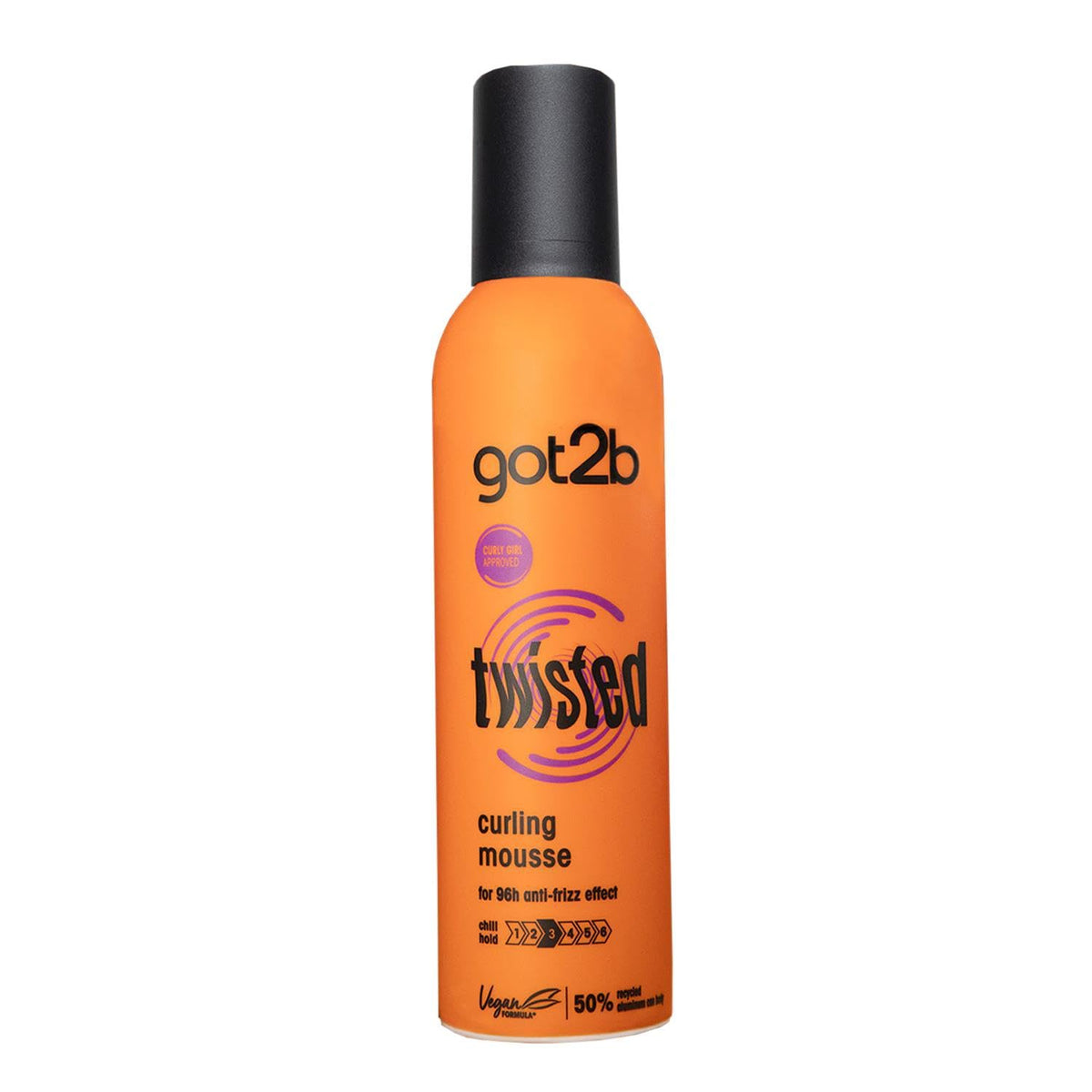 Got2B Schwarzkopf Curling Mousse Twisted, Protect Against Blow Dry Damage - 250ml