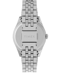 Timex Women's Analogue Quartz Watch with Stainless Steel Strap TW2V68400, Silver, bracelet
