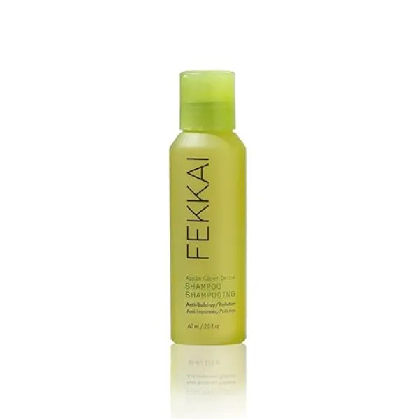 FEKKAI Apple Cider Detox Shampoo 2 oz Deeply Cleanses & Removes Visible Build Up Free of Sulfates, Parabens, Phthalates