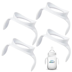 Parlberd Baby Bottle Handles for Philips Avent Anti-Colic with AirFree Vent Baby Bottles, Compatible Avent Bottle Holder for Baby, 4 Pack