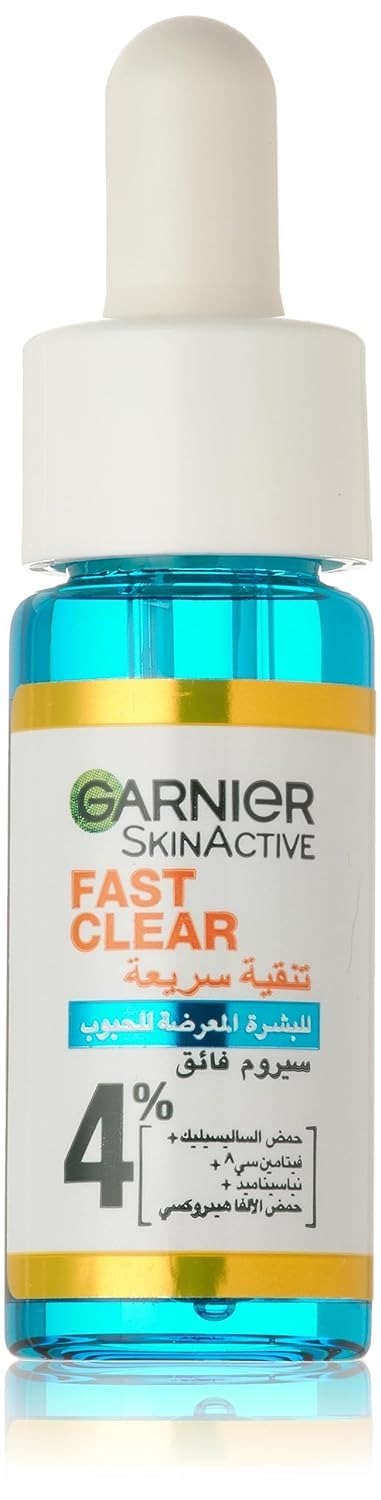 Garnier Skinactive Fast Clear Booster Face Serum, With Salicylic Acid, 15ml