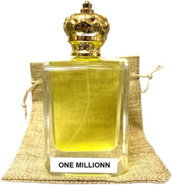 One Millionn Eau De Perfume I Authentic One Millionn Fragnance I Long Lasting Perfume - 100 ml with pouch I Product of Usama Perfumes I Al Hafiz Oud