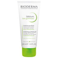 Bioderma Sébium - Exfoliating Facial Gel - Skin Purifying and Pore Refining Face Cleanser for Combination to Oily Skin - 100ml