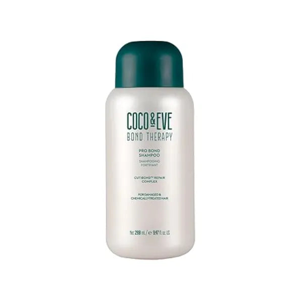 Coco & Eve Bond Therapy Pro Bond Shampoo. Strengthens and Repairs Hair Bonds with Less Breakage. Hydrating & Fortifying Shampoo for Damaged, Chemically Treated Hair. 9.47 fl oz