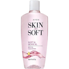 Avon Skin So Soft Soft & Sensual Bath Oil 16.9 fl oz Moisturizing Argan Body Oil for Hydrated, Glowing Skin