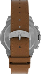 Timex Men's Chronograph Quartz Watch with Leather Strap TW2W16300