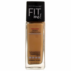 Maybelline New York Maybelline Fit Me Dewy + Smooth Foundation, Golden Beige, 1 fl. oz. (Packaging May Vary)