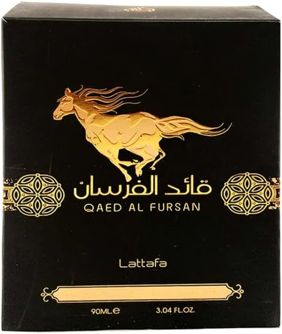 Lattafa Qaaed Al Fursan Perfume Long Lasting Imported Eau De Parfum for Men and Women 100 ml (Pack of 1)