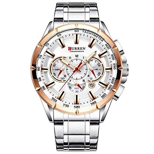 CURREN 8363 Fashion Men Watches With Stainless Steel Top Brand Luxury SportQuartz Men Watch