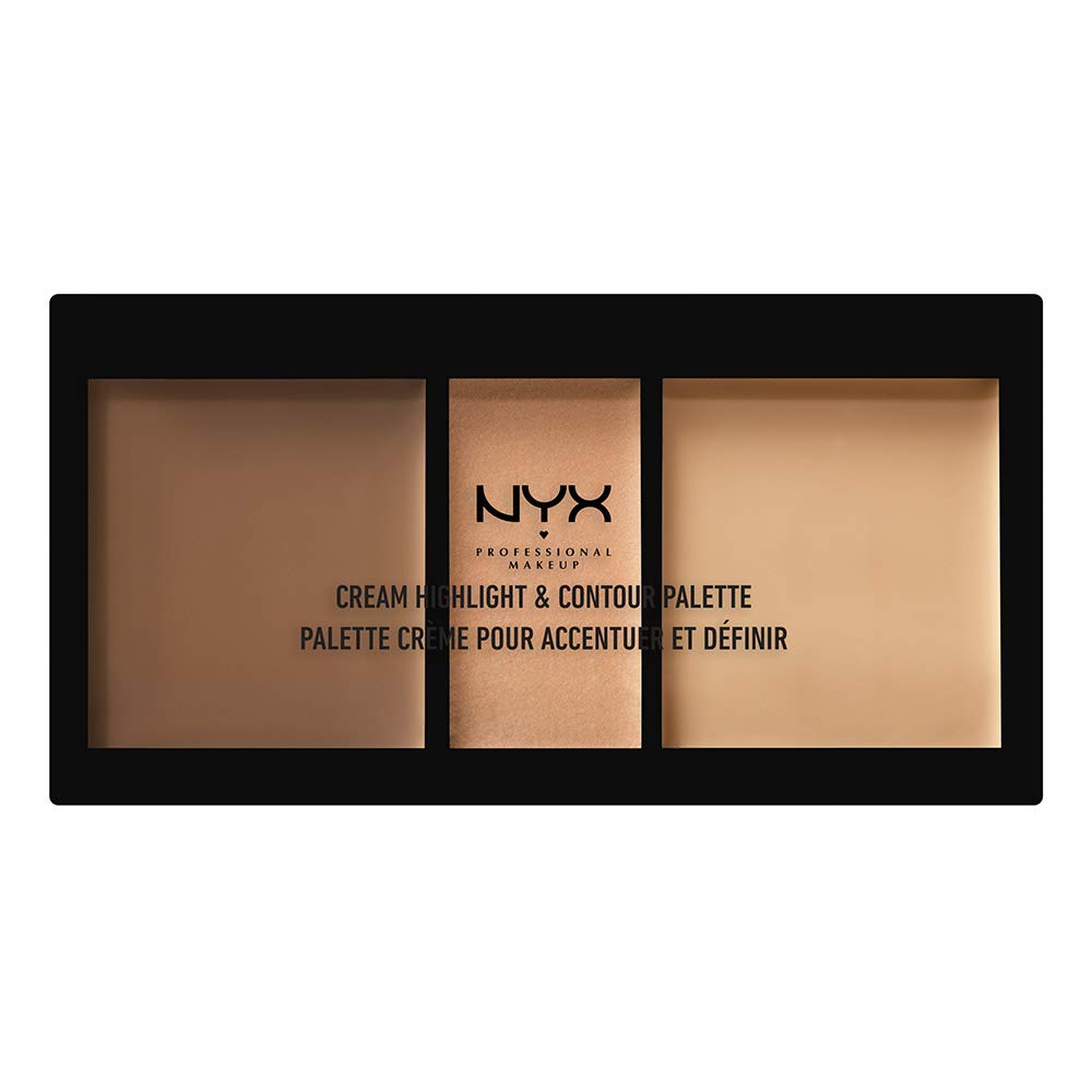 NYX Professional Makeup, Cream Highlight & Contour Palette - Medium 02