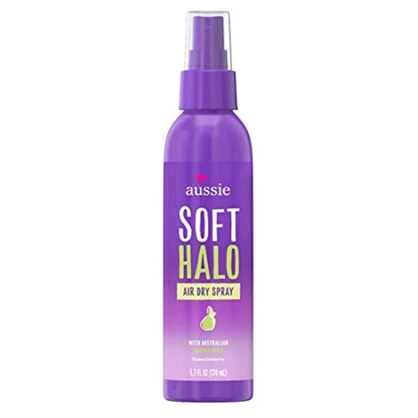 Aussie Soft Halo Air Dry Spray 5.7 Ounce (170ml) (Pack of 3)