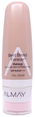 Almay Best Blend Forever Makeup, Naked #150 (2-Pack)