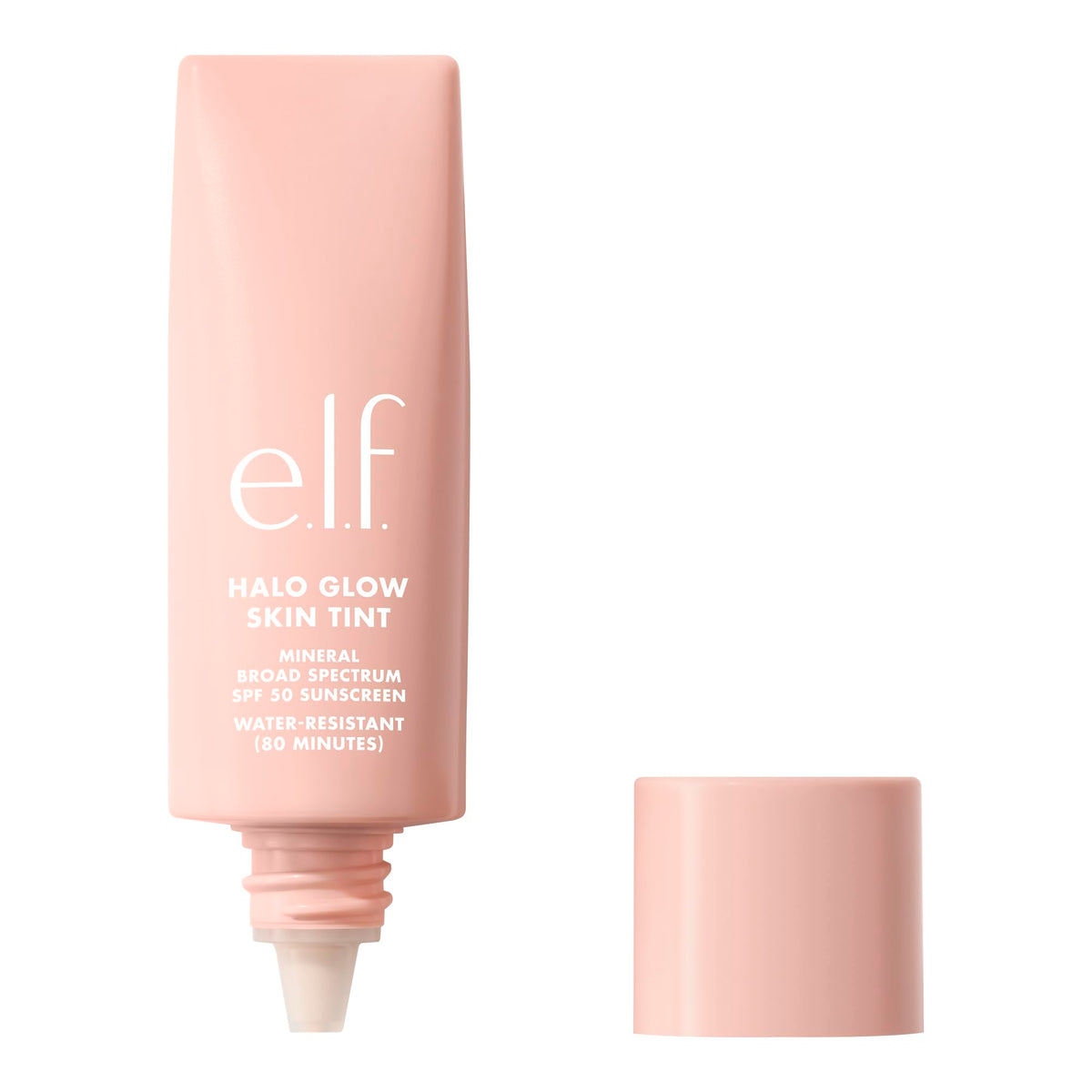 e.l.f. Hello Glow Tinted Moisturizer SPF 50, Light-Filling Tinted Moisturizer, Buildable Coverage, Creates a Natural Glow, Vegan & Cruelty-Free, 2 Fair & Warm