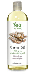 NBL Natural Multipurpose Castor Oil for Conditioning and Healing, 473 ml