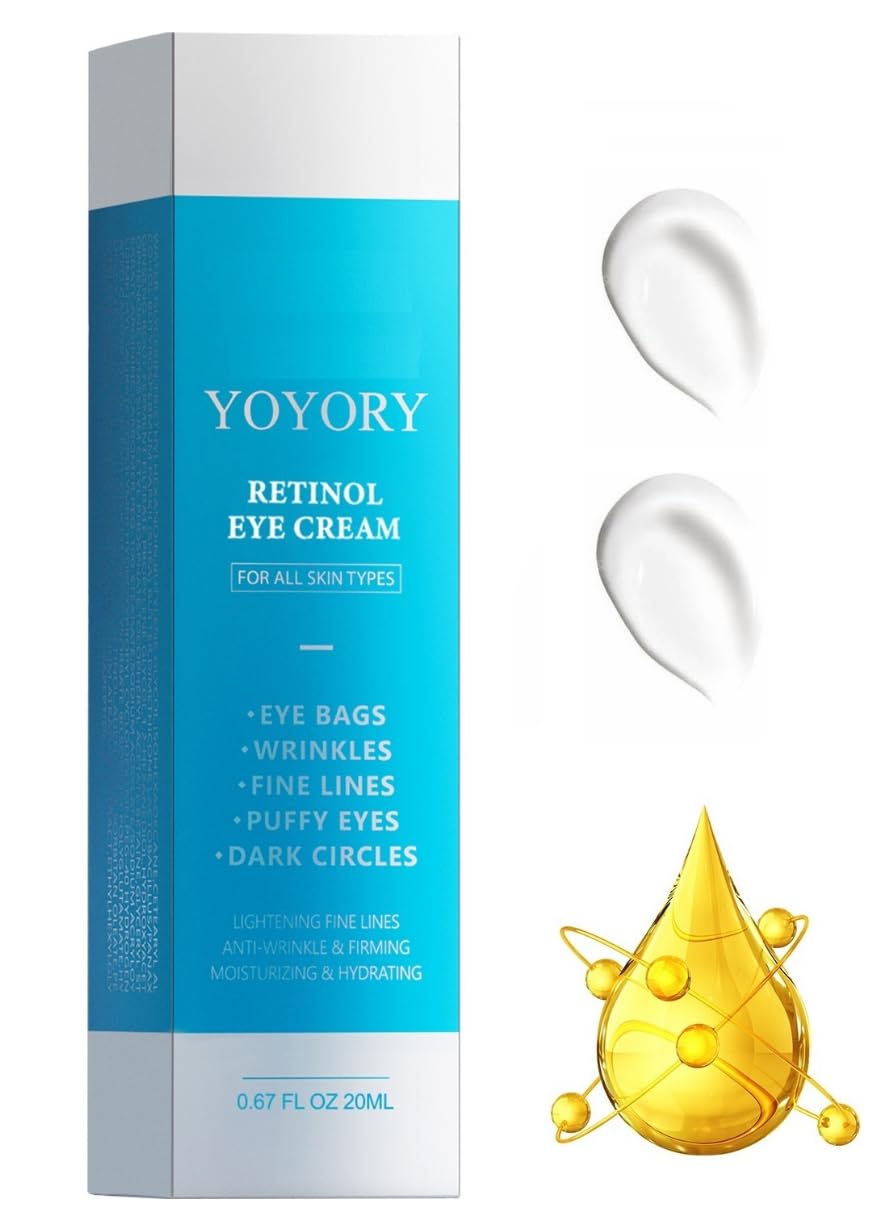 ZZILME Retinol Eye Balms Repair Dark Circle, Eye bags and Puffiness, wrinkles,Firming Anti-Aging Eye Treatment, 14 ml
