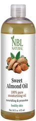 NBL Natural Almond Oil (Large 16 oz) Sweet Almond Oil for Skin or Almond Oil for Hair, the Perfect Natural Body Oil for Women, Great as Unscented Massage Oil, 473 ML