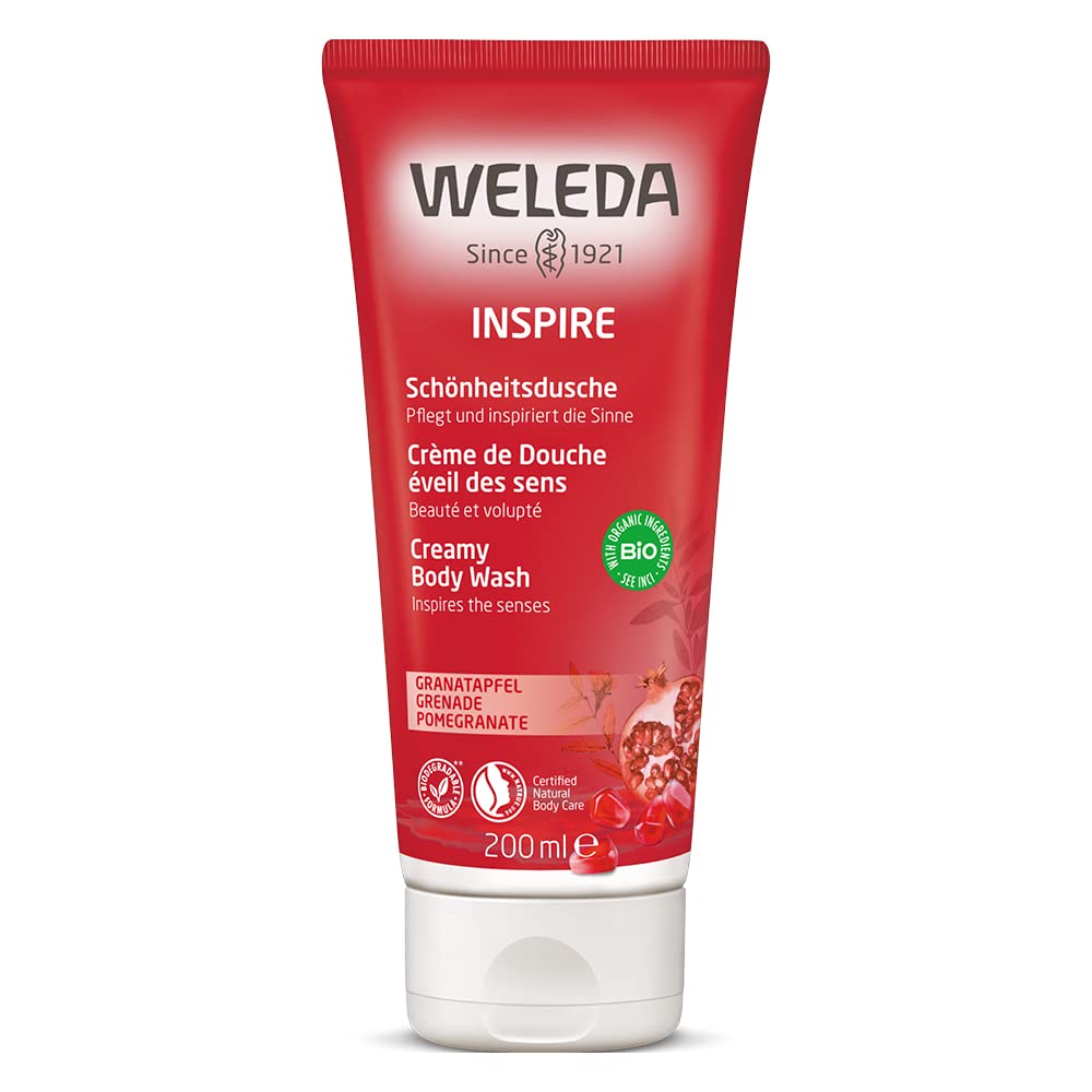 Weleda Creamy Body Wash, Pomegranate, 200ml