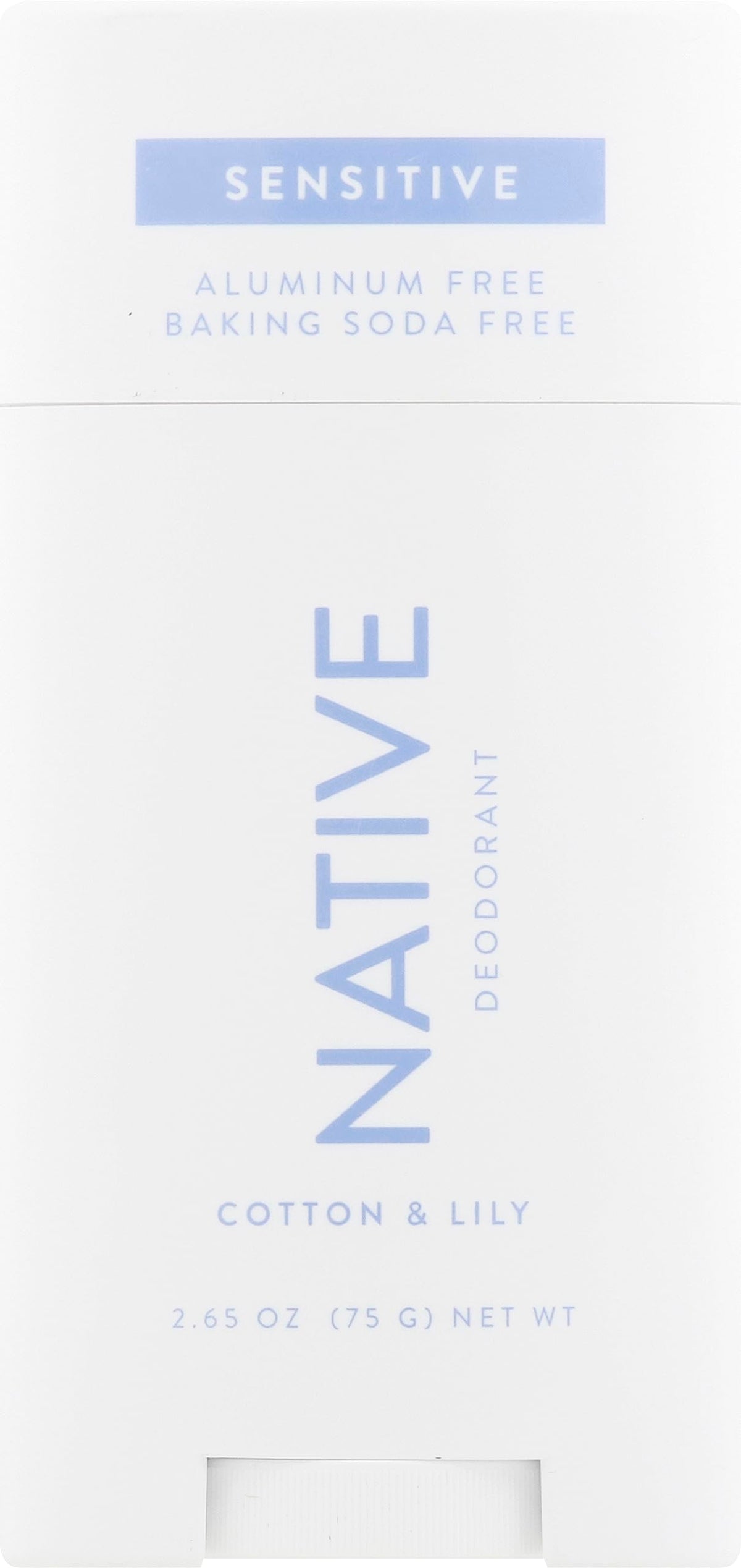 Native Sensitive Deodorant Contains Naturally Derived Ingredients, 72 Hour Odor Control | Deodorant for Women & Men, Aluminum Free with Baking Soda, Coconut Oil and Shea Butter, Cotton & Lily