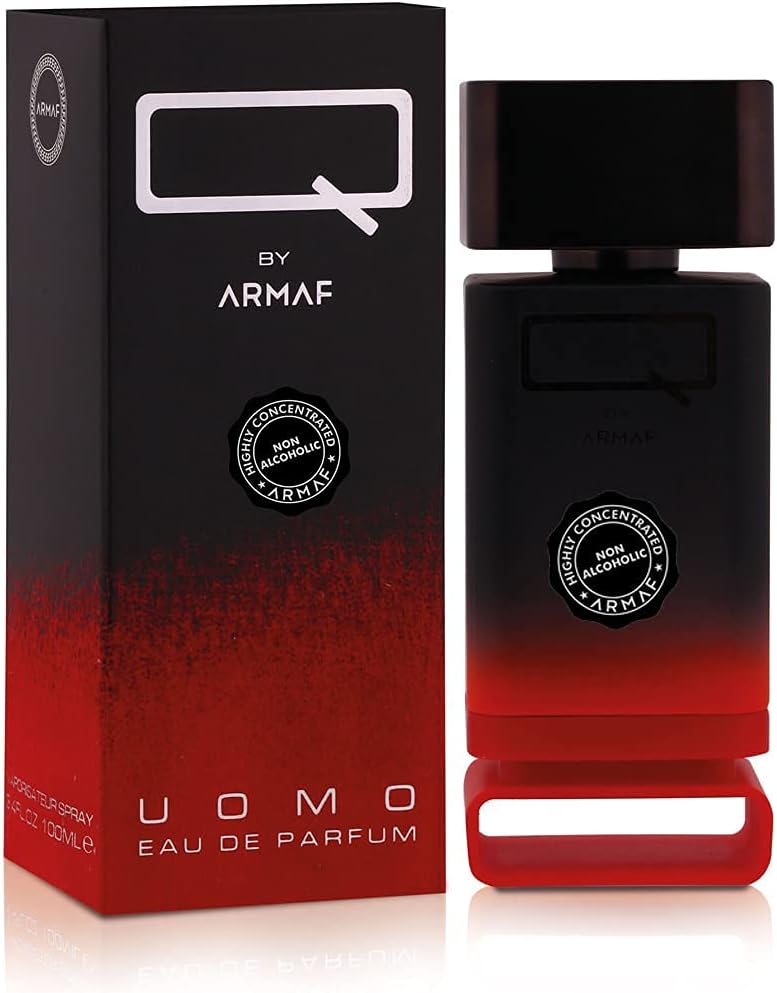 Armaf Q Uomo Perfumes For Men New NON ALCOHOLIC Perfume Long Lasting Fragrances Eau De Parfum For Man 100 ml Yellow, Fragrance, Perfumes, For Male