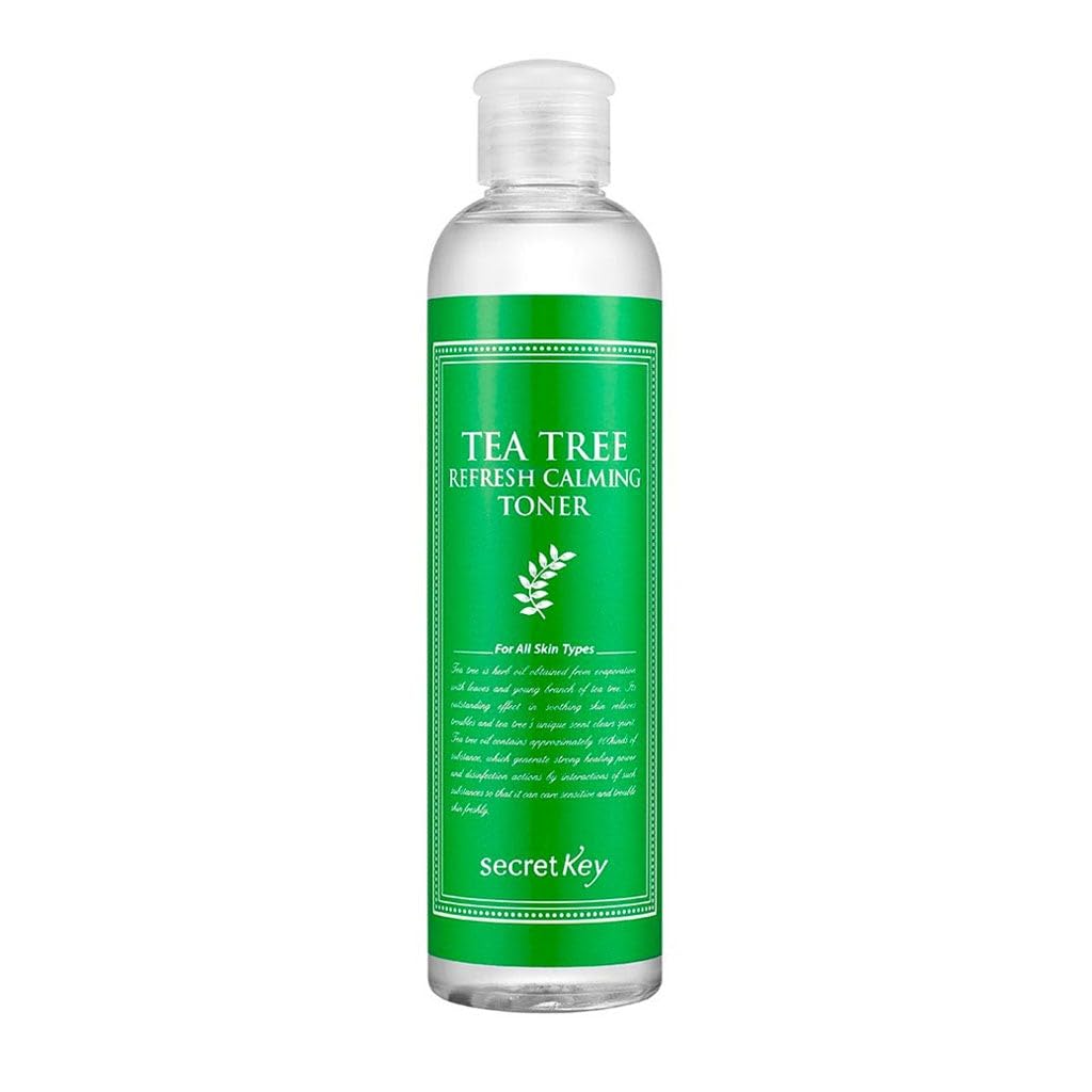SECRET KEY Tea Tree Refresh Calming Toner 248ml - Reducing Sebum Production, Containing 15 Kinds of Botanical Extract