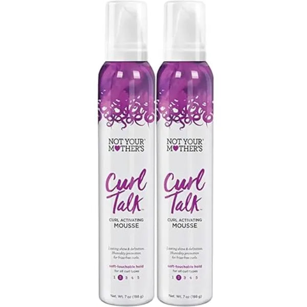 Not Your Mother's Curl Talk Curl Activating Mousse 7 Ounce 2 Pack