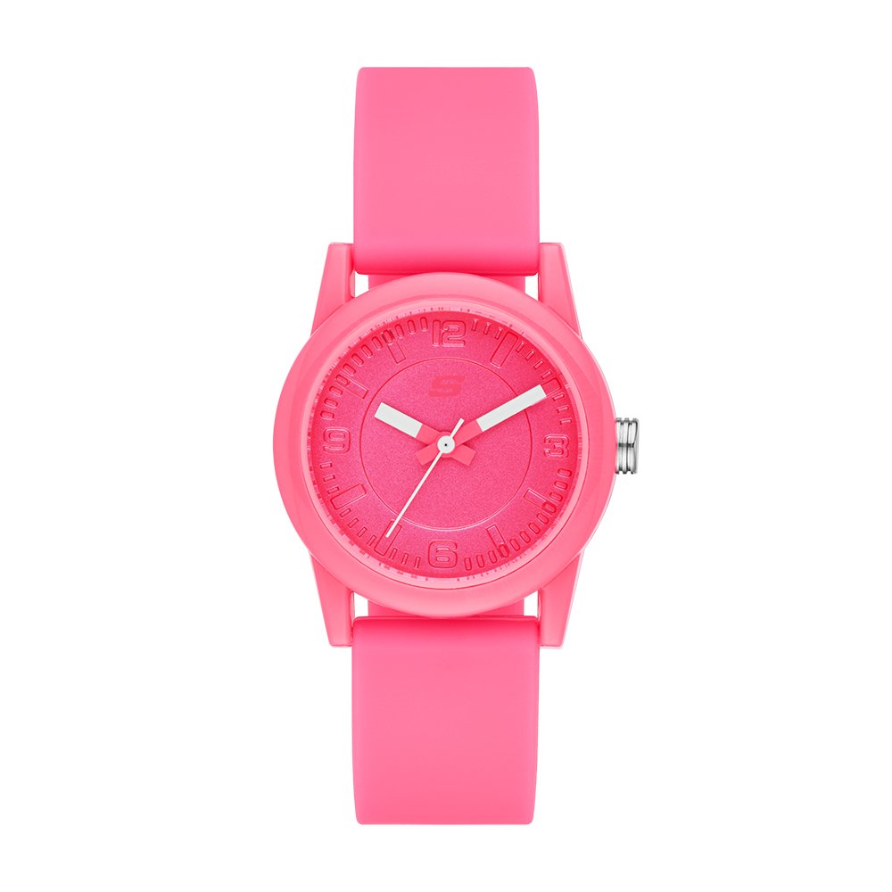 Skechers Rosencrans Mini Metal or Silicone Analog Watch for Women - Pink