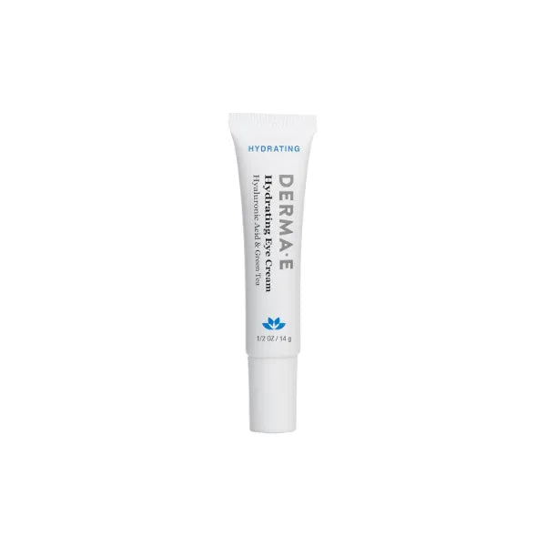 Derma E Hydrating Eye Cream – Firming and Lifting Hyaluronic Acid Treatment - Under Eye and Upper Eyelid Cream Reduces Puffiness and Appearance of Fine Lines, 0.5 oz