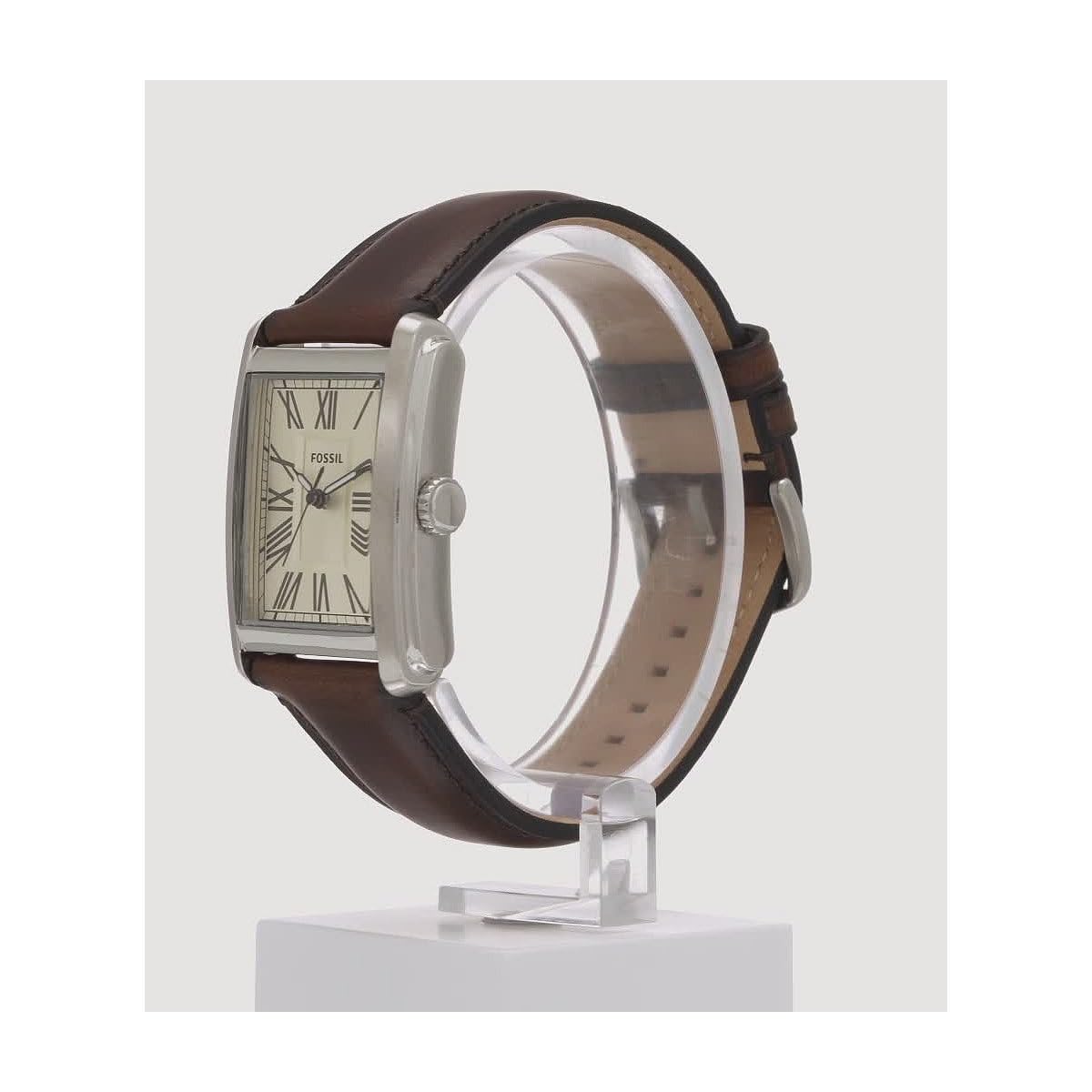 Fossil Carraway Three-Hand Brown Leather Watch - FS6012