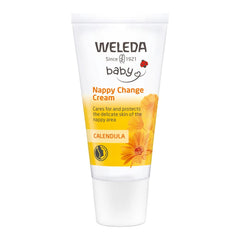 Weleda Diaper Cream with Calendula, Baby Barrier Cream, Lanolin, Dermatologically Tested, Gentle Protection, 100% Natural, 30ml