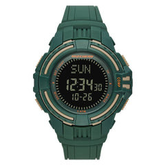 Skechers Casual Digital Watch for Men - El Ray Green