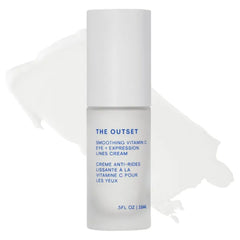 The Outset Vitamin C Eye Cream, Brightening, Hydrating & Wrinkle-Reducing for Fine Lines & Expression Wrinkles, Gentle, Fragrance-Free, Clean, Vegan & Gluten-Free Skincare - 0.5 fl oz