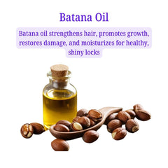 Batana & Rosemary Oil Hair Growth Treatment – Strengthens Follicles, Nourishes Scalp, Repairs Damage, Anti-Hair Loss Solution, Natural Ingredients, Suitable for All Hair Types (300mL)