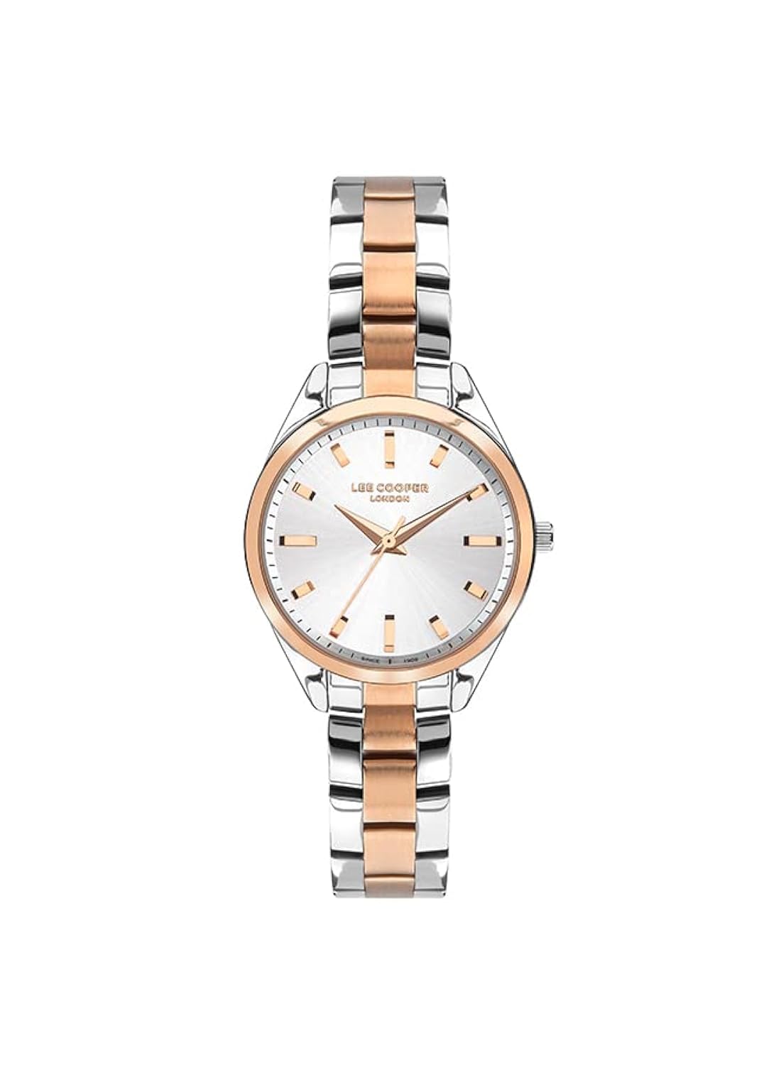 Lee Cooper Women's Quartz Movement Watch, Analog Display and Metal Strap - LC07453.530, Silver