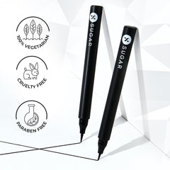 SUGAR Cosmetics X Quench Makeup Kit | Includes Eyeliner & Tinted Sunscreen (Light Medium) | Pack of 2