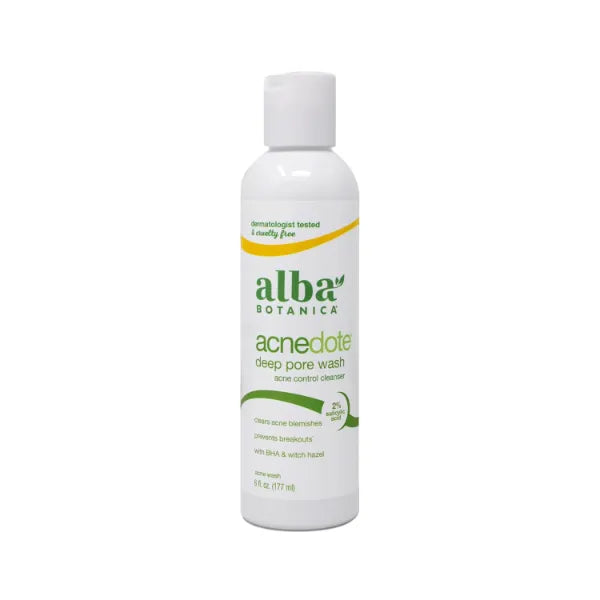 Alba Botanica Face Wash Acnedote, 6 Ounce (Pack of 1)