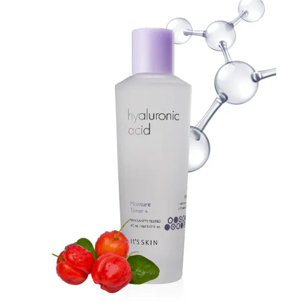 It'S SKIN Hyaluronic Acid Moisture Toner 150ml (5.07 fl.oz.) - Containing Vitamin C & Acerola Extract Skin Moisturizing & Soothing Facial Toner, Skin Smooth & Vitality