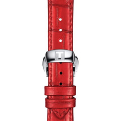 Tissot Analogue Classic Red Strap Women's Wrist Watches - T099.207.16.118.00