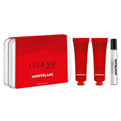 MONTBLANC Mont Blanc Legend Red Collection 3Pcs Grooming Kit EDP 7.5ml + Face Cream 30ml + Cleansing Gel 30ml Set